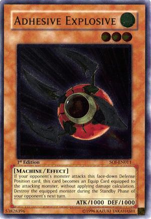 Adhesive Explosive (UTR) - SOI-EN011 - Shadow of Infinity 1st Edition