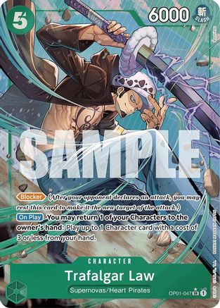 Trafalgar Law (OP01-047) (Alternate Art) (OP01-047) - Premium Booster -The Best- Foil