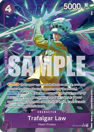 Trafalgar Law (ST10-010) (Alternate Art) (ST10-010) - Premium Booster -The Best- Foil