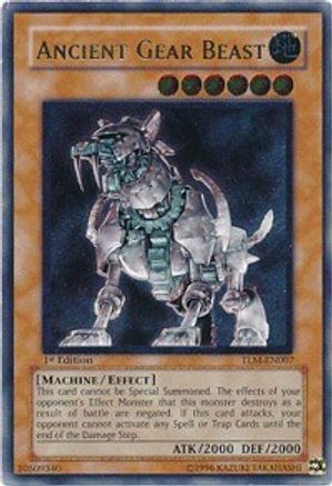 Ancient Gear Beast (UTR) - TLM-EN007 - The Lost Millennium 1st Edition