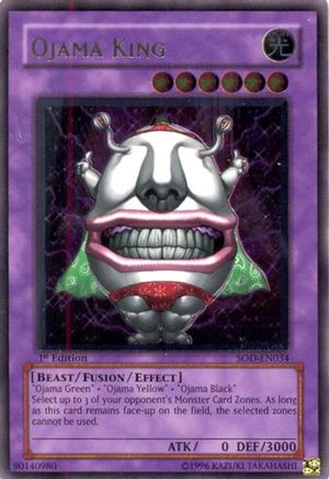 Ojama King (UTR) (SOD-EN034) - Soul of the Duelist 1st Edition