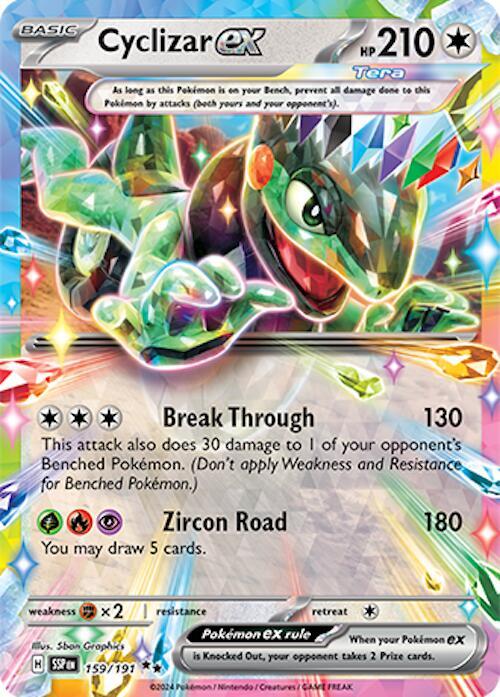 Cyclizar ex Surging Sparks 159/191 Ultra Rare