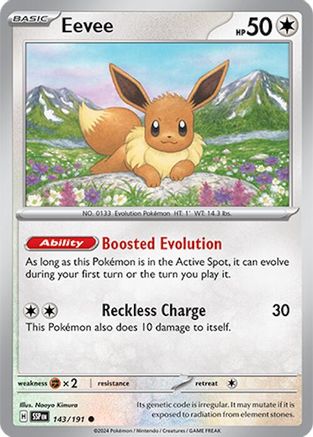 Eevee 143 - SV08 Surging Sparks