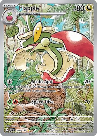 Flapple - 210/191 210 - SV08 Surging Sparks Holofoil