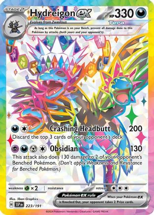 Hydreigon ex 223 - SV08 Surging Sparks Holofoil