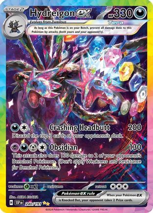 Hydreigon ex 240 - SV08 Surging Sparks Holofoil