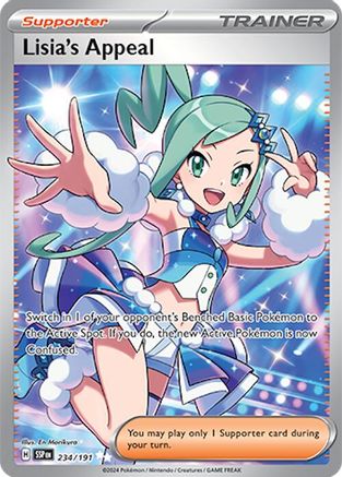 Lisia's Appeal - 234/191 234 - SV08 Surging Sparks Holofoil