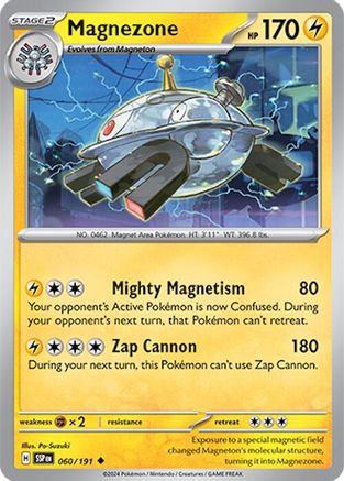 Magnezone 60 - SV08 Surging Sparks Reverse Holofoil