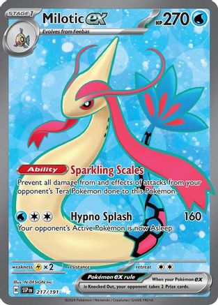 Milotic ex 217 - SV08 Surging Sparks Holofoil