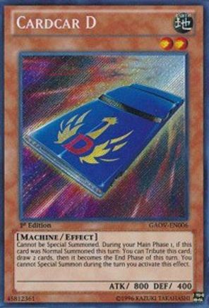 Cardcar D (GAOV-EN006) - Galactic Overlord 1st Edition