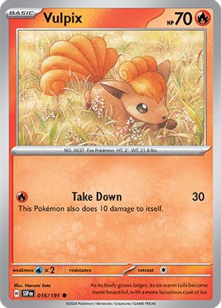 Vulpix 16 - SV08 Surging Sparks