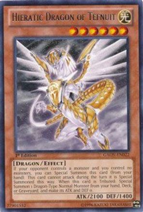 Hieratic Dragon of Tefnuit (GAOV-EN022) - Galactic Overlord 1st Edition