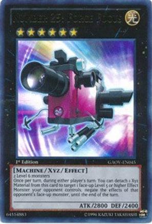 Number 25: Force Focus (GAOV-EN045) - Galactic Overlord 1st Edition