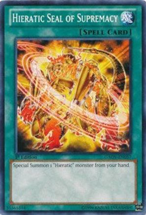 Hieratic Seal of Supremacy (GAOV-EN057) - Galactic Overlord 1st Edition