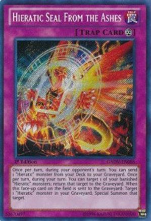 Hieratic Seal From the Ashes (GAOV-EN088) - Galactic Overlord Unlimited