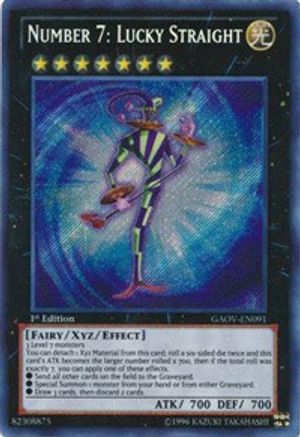Number 7: Lucky Straight (GAOV-EN091) - Galactic Overlord 1st Edition