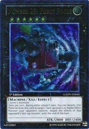 Number 25: Force Focus (UTR) (GAOV-EN045) - Galactic Overlord 1st Edition