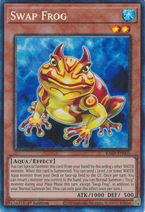 Swap Frog (PCR) (RA03-EN005) - Quarter Century Bonanza 1st Edition