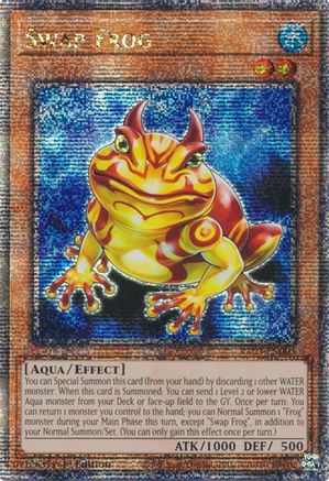 Swap Frog (Quarter Century Secret Rare) (RA03-EN005) - Quarter Century Bonanza 1st Edition