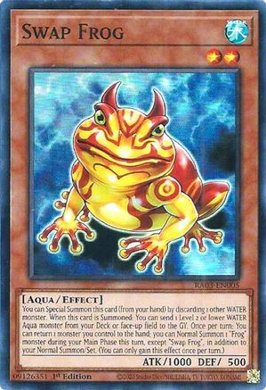 Swap Frog (RA03-EN005) - Quarter Century Bonanza 1st Edition