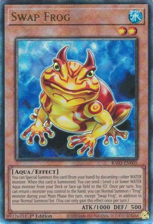 Swap Frog (PUR) (RA03-EN005) - Quarter Century Bonanza 1st Edition