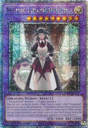 House Dragonmaid (Quarter Century Secret Rare) (RA03-EN037) - Quarter Century Bonanza 1st Edition