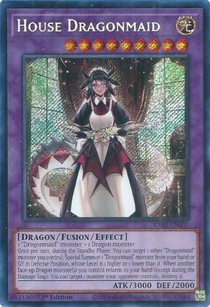 House Dragonmaid (Secret Rare) (RA03-EN037) - Quarter Century Bonanza 1st Edition