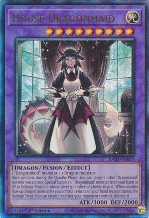 House Dragonmaid (PUR) (RA03-EN037) - Quarter Century Bonanza 1st Edition