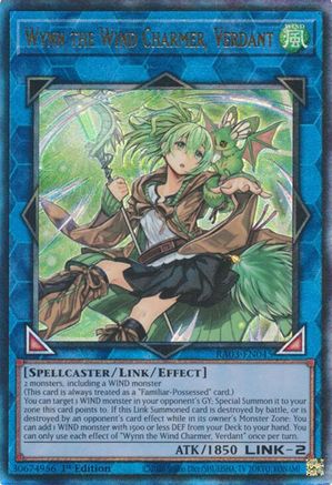 Wynn the Wind Charmer, Verdant (PUR) (RA03-EN045) - Quarter Century Bonanza 1st Edition