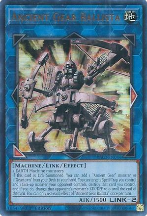 Ancient Gear Ballista (UR) - RA03-EN046 - Quarter Century Bonanza 1st Edition