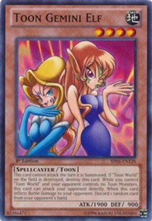 Toon Gemini Elf (BP01-EN128) - Battle Pack: Epic Dawn 1st Edition