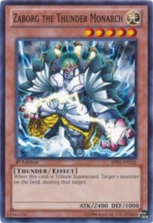 Zaborg the Thunder Monarch (BP01-EN132) - Battle Pack: Epic Dawn 1st Edition