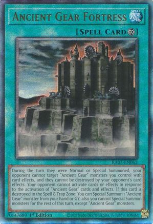 Ancient Gear Fortress (PUR) - RA03-EN062 - Quarter Century Bonanza 1st Edition