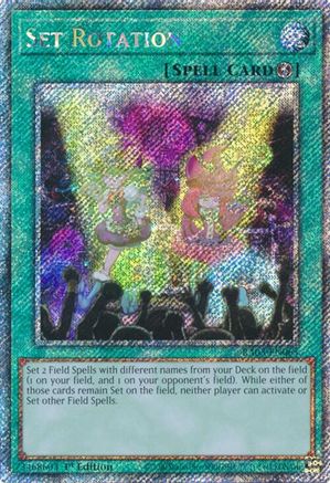 Set Rotation (Platinum Secret Rare) (RA03-EN065) - Quarter Century Bonanza 1st Edition