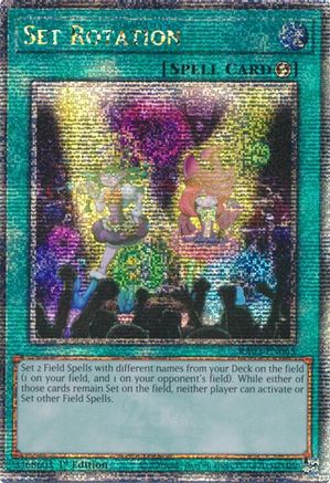 Set Rotation (Quarter Century Secret Rare) (RA03-EN065) - Quarter Century Bonanza 1st Edition