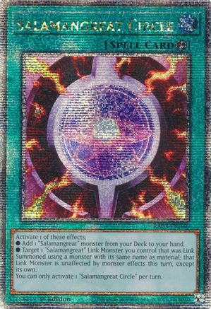 Salamangreat Circle (Quarter Century Secret Rare) (RA03-EN066) - Quarter Century Bonanza 1st Edition