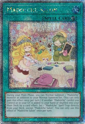 Madolche Salon (Quarter Century Secret Rare) (RA03-EN069) - Quarter Century Bonanza 1st Edition