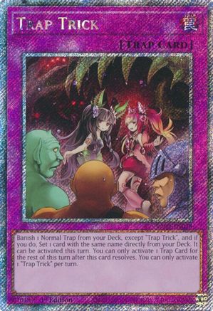 Trap Trick (Platinum Secret Rare) (RA03-EN078) - Quarter Century Bonanza 1st Edition