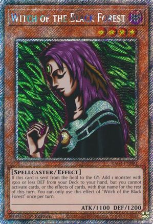 Witch of the Black Forest (Platinum Secret Rare) (RA03-EN091) - Quarter Century Bonanza 1st Edition