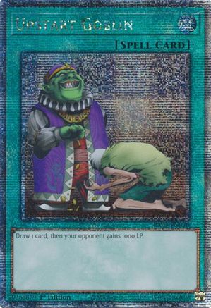 Upstart Goblin (Quarter Century Secret Rare) (RA03-EN096) - Quarter Century Bonanza 1st Edition