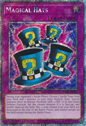 Magical Hats (Platinum Secret Rare) (RA03-EN107) - Quarter Century Bonanza 1st Edition