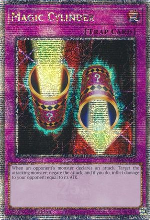 Magic Cylinder (Quarter Century Secret Rare) (RA03-EN115) - Quarter Century Bonanza 1st Edition