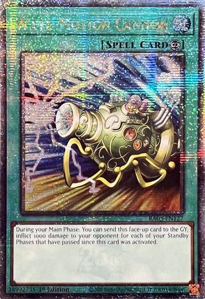 Wave-Motion Cannon (Quarter Century Secret Rare) (RA03-EN127) - Quarter Century Bonanza 1st Edition