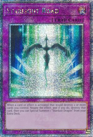 Starlight Road (Quarter Century Secret Rare) (RA03-EN235) - Quarter Century Bonanza 1st Edition