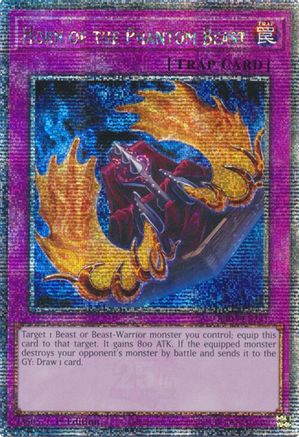 Horn of the Phantom Beast (Quarter Century Secret Rare) (RA03-EN241) - Quarter Century Bonanza 1st Edition