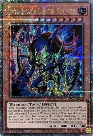 Toon Black Luster Soldier (Quarter Century Secret Rare) (RA03-EN272) - Quarter Century Bonanza 1st Edition