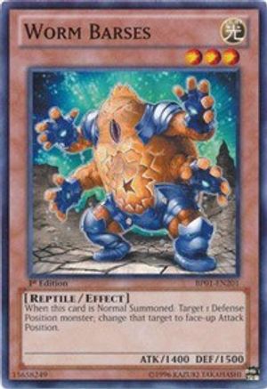 Worm Barses (BP01-EN201) - Battle Pack: Epic Dawn 1st Edition