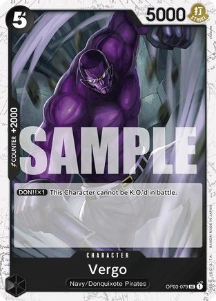 Vergo (Jolly Roger Foil) (OP03-079) - Premium Booster -The Best- Foil