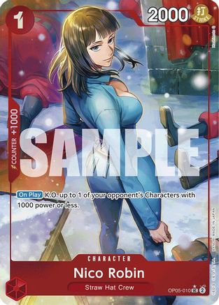 Nico Robin (Full Art) (OP05-010) - Premium Booster -The Best- Foil