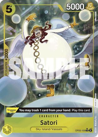 Satori (Full Art) (OP05-105) - Premium Booster -The Best- Foil